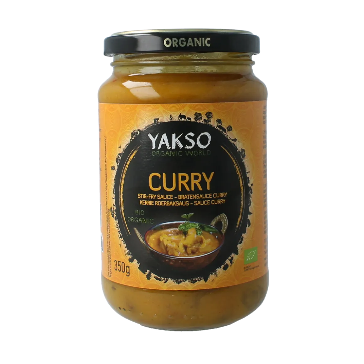 Yakso Curry wok saus bio