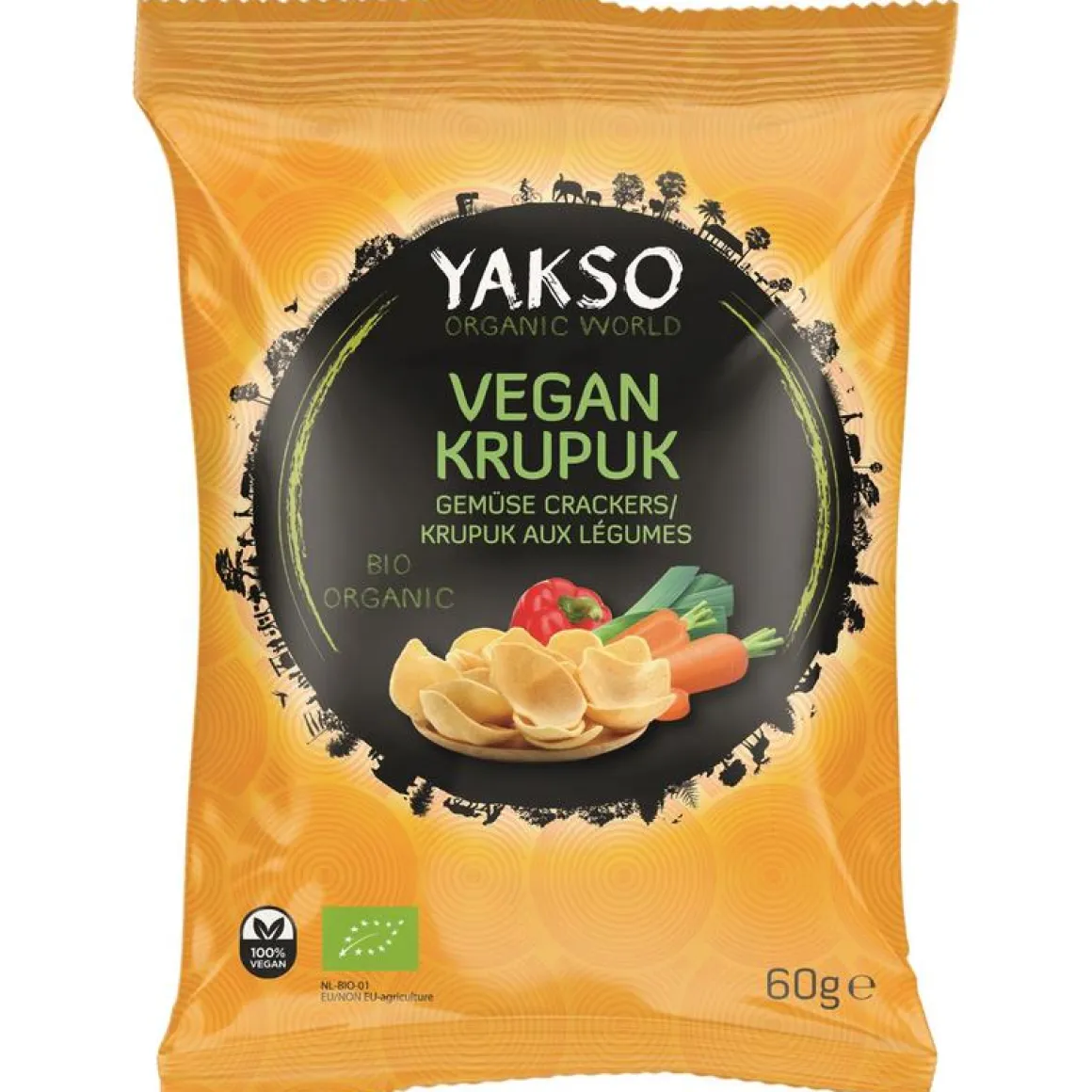 Yakso Krupuk vegan bio