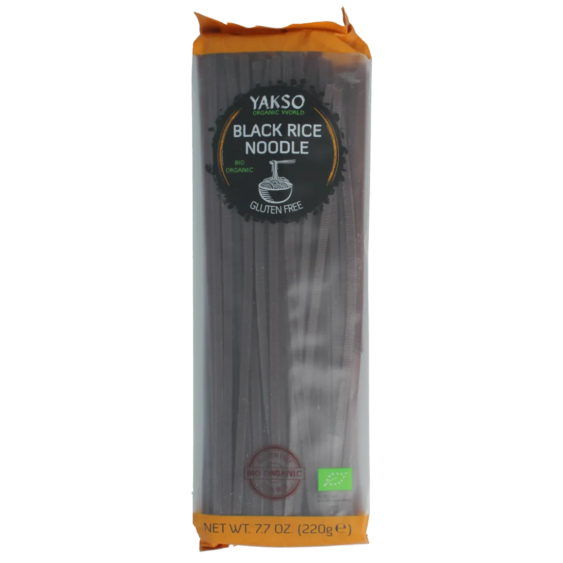 Yakso Rice noodle zwart bio