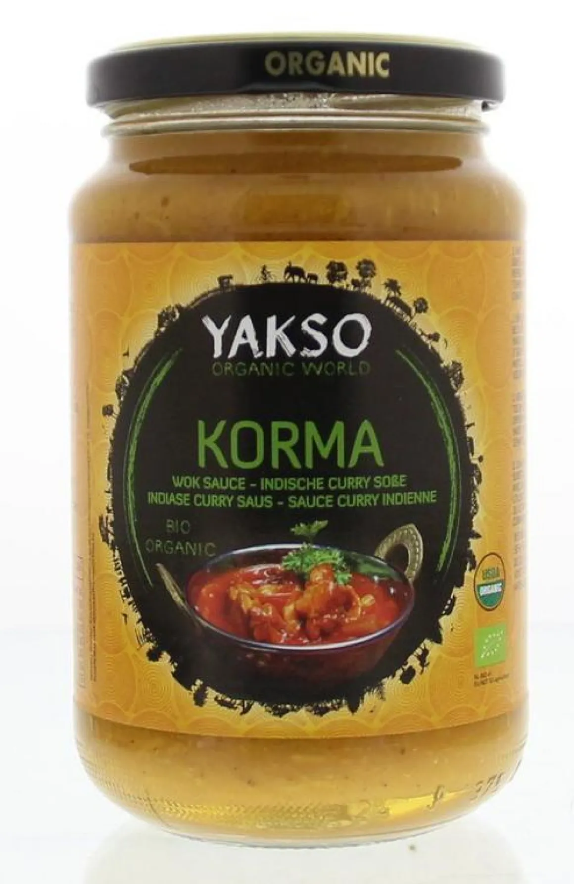 Yakso Roerbaksaus korma bio