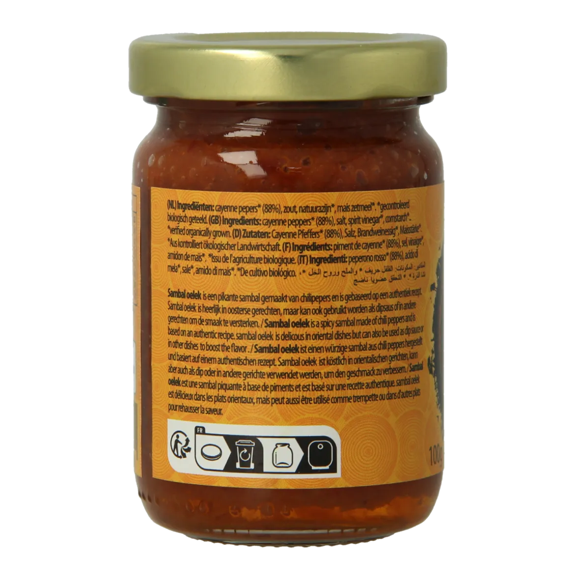 Yakso Sambal oelek bio
