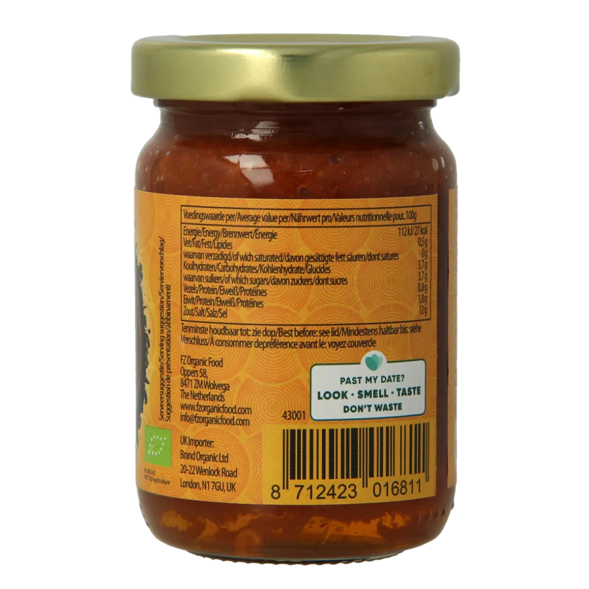 Yakso Sambal oelek bio