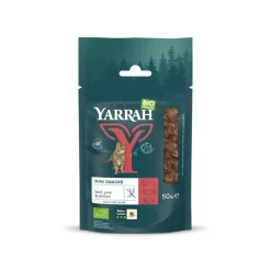 Best Yarrah Mini snack voor katten met rund varken en kip bio