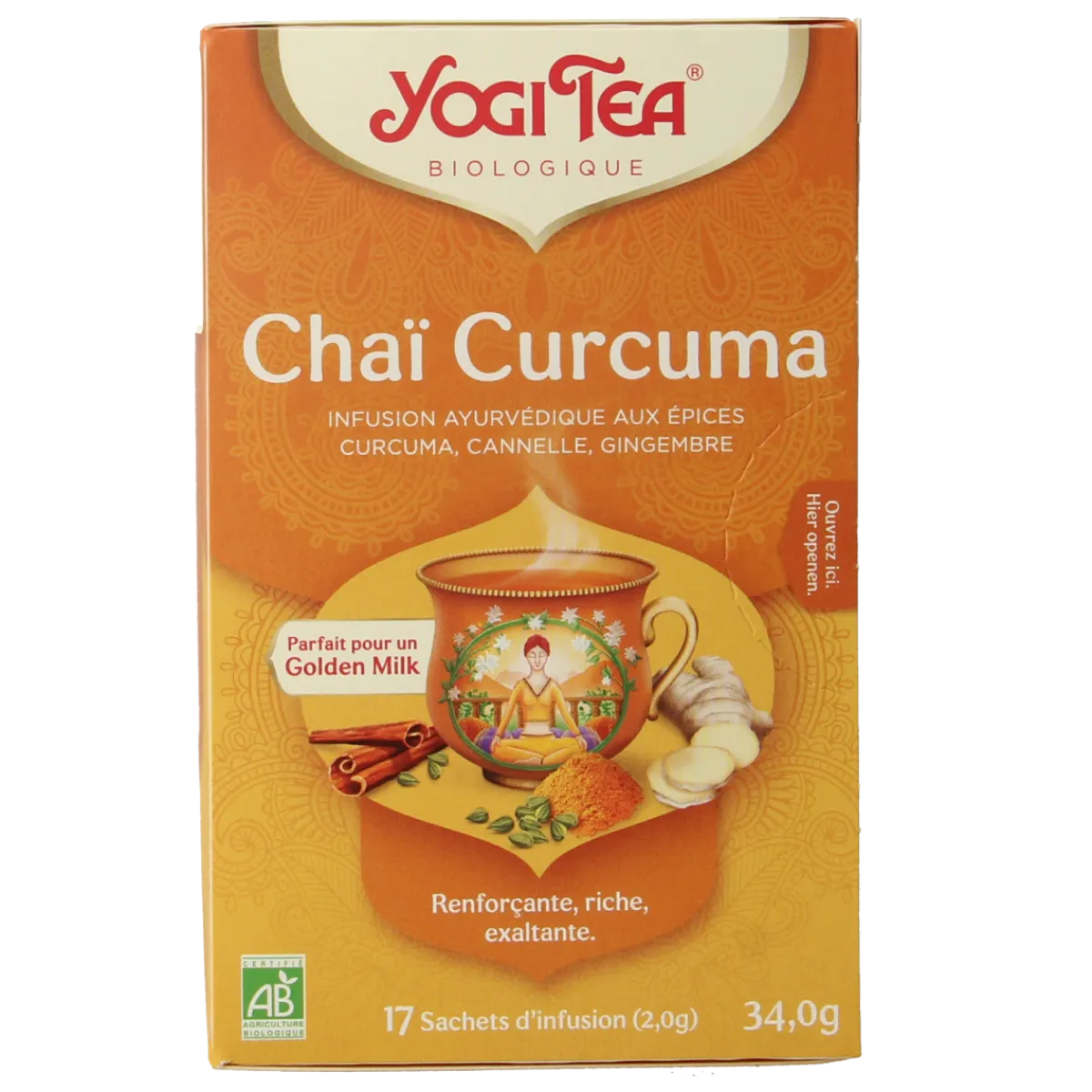 Outlet Yogi Tea Curcuma / turmeric chai tea bio