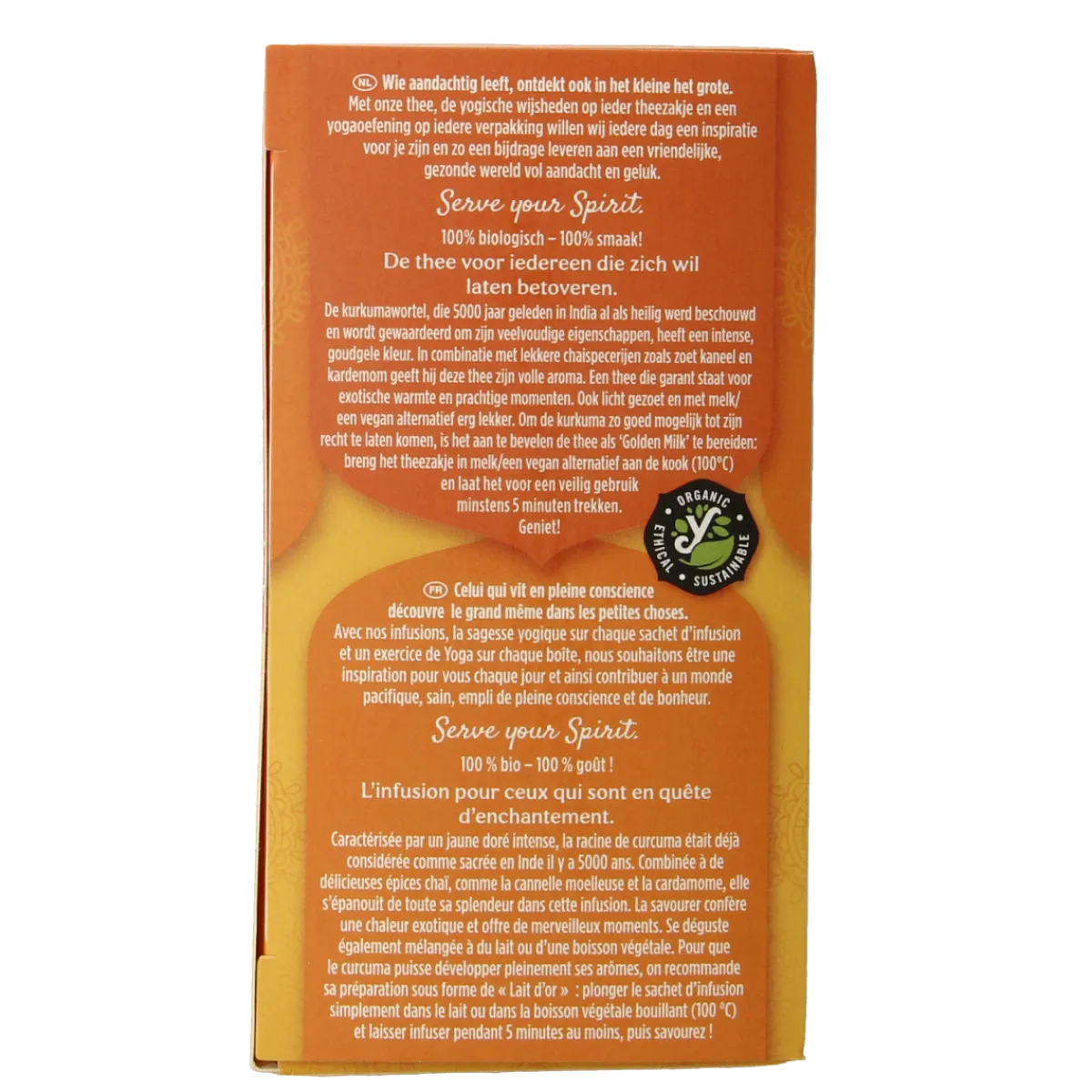 Outlet Yogi Tea Curcuma / turmeric chai tea bio