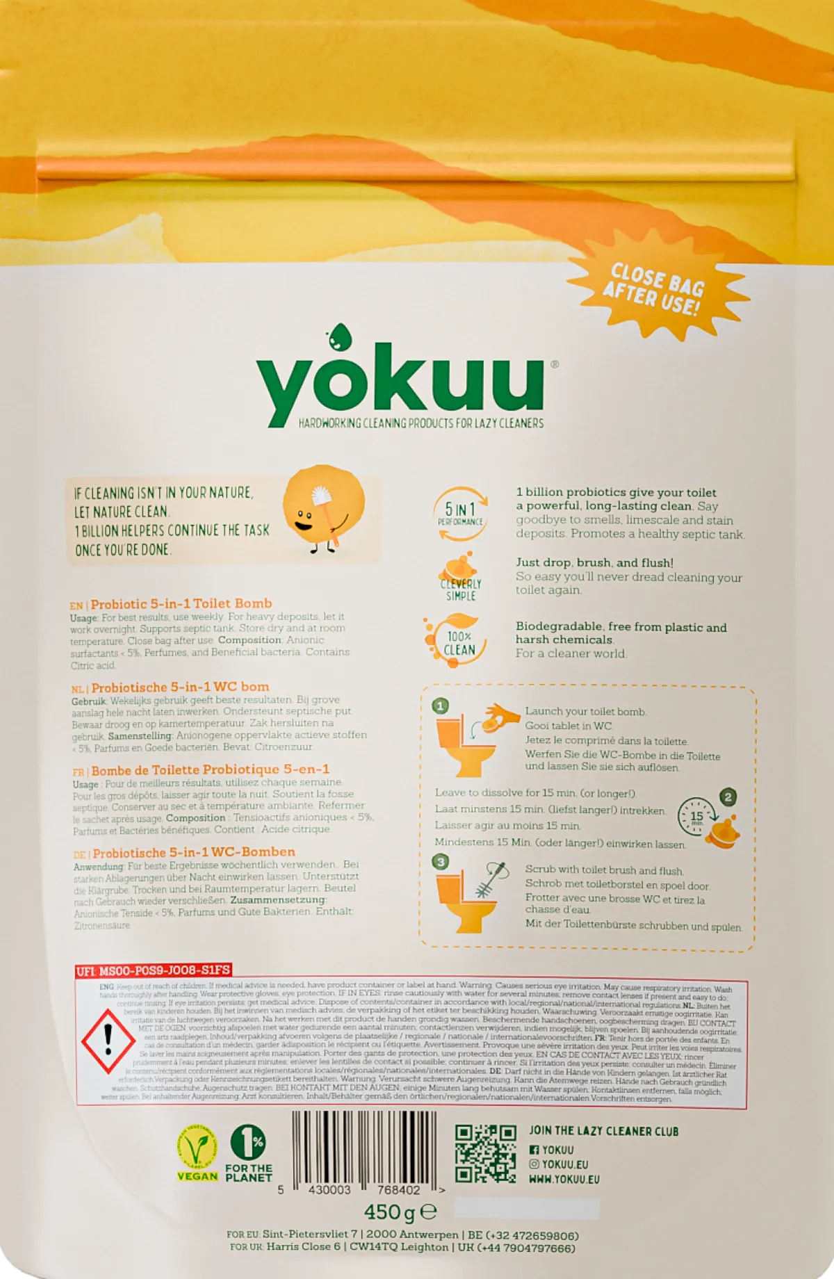 Outlet Yokuu Toilet bomb fresh breeze
