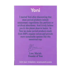 New Yoni Menstruatiecup maat 2
