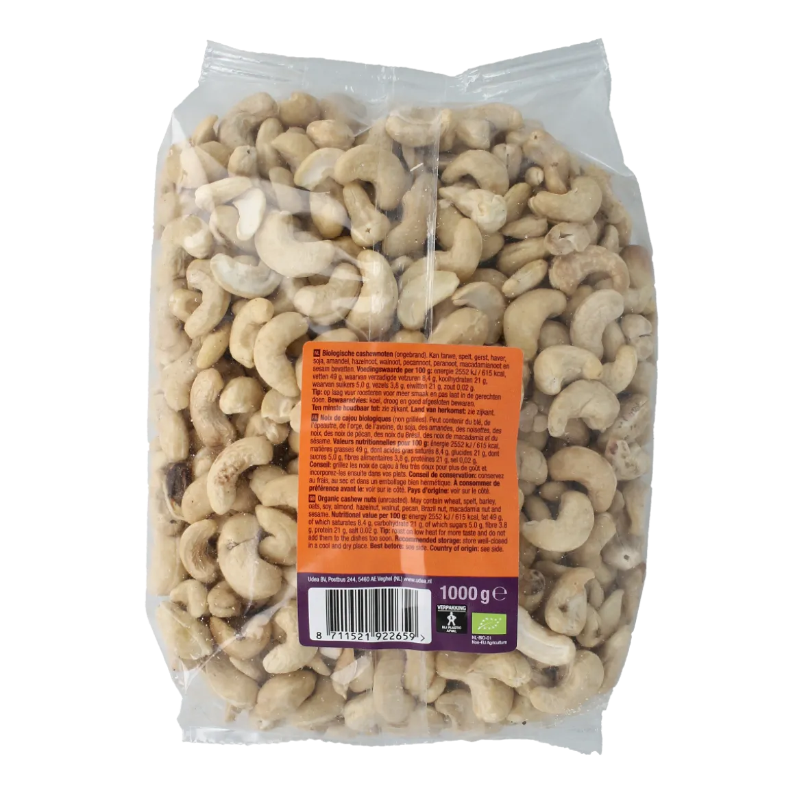 Your Organic Nature Cashew noten do it bio
