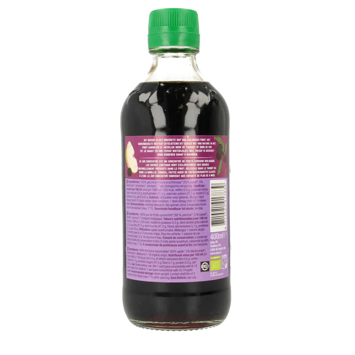 Your Organic Nature Diksap appel zwarte bes bio