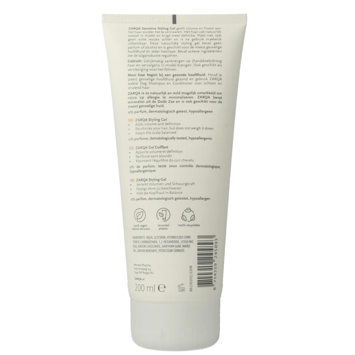 Zarqa Styling gel sensitive