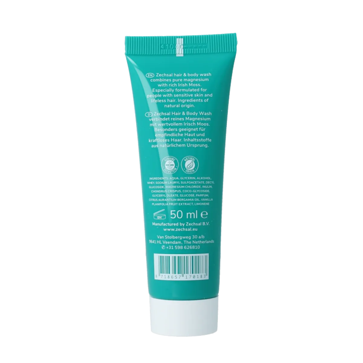 Outlet Zechsal Hair & body wash op reis