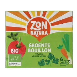 Zonnatura Groentebouillon tablet 11 gram bio