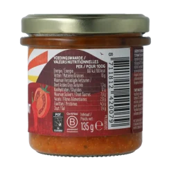 Zonnatura Groentespread spicy tomato bio