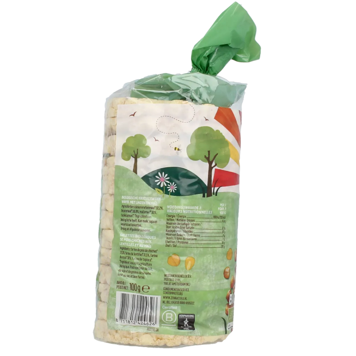 Zonnatura Kikkererwtenwafel bio