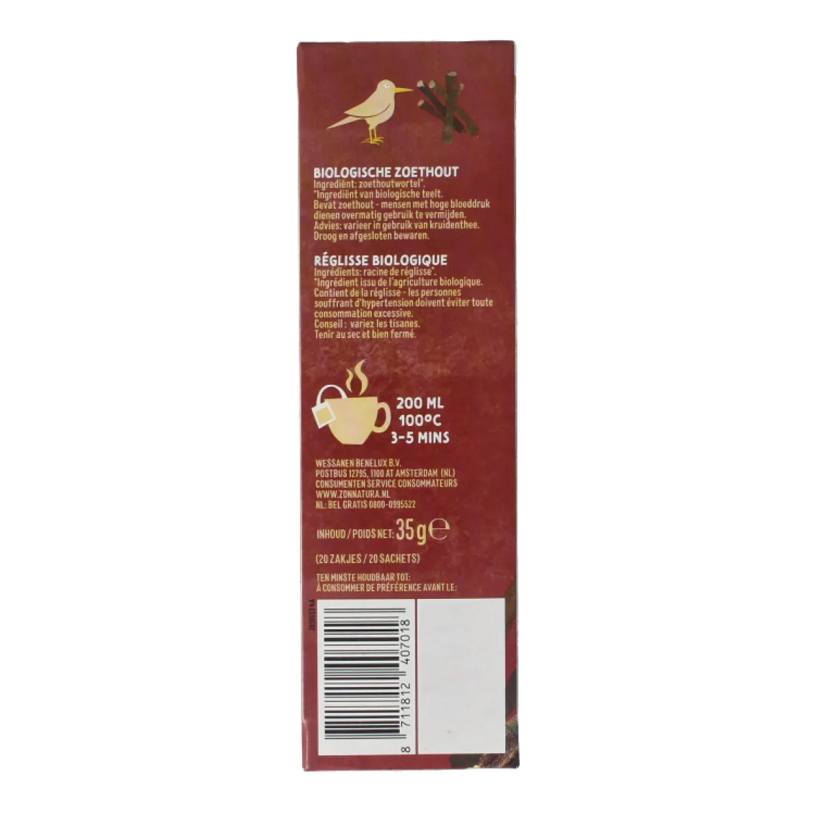 Sale Zonnatura Zoethout thee bio