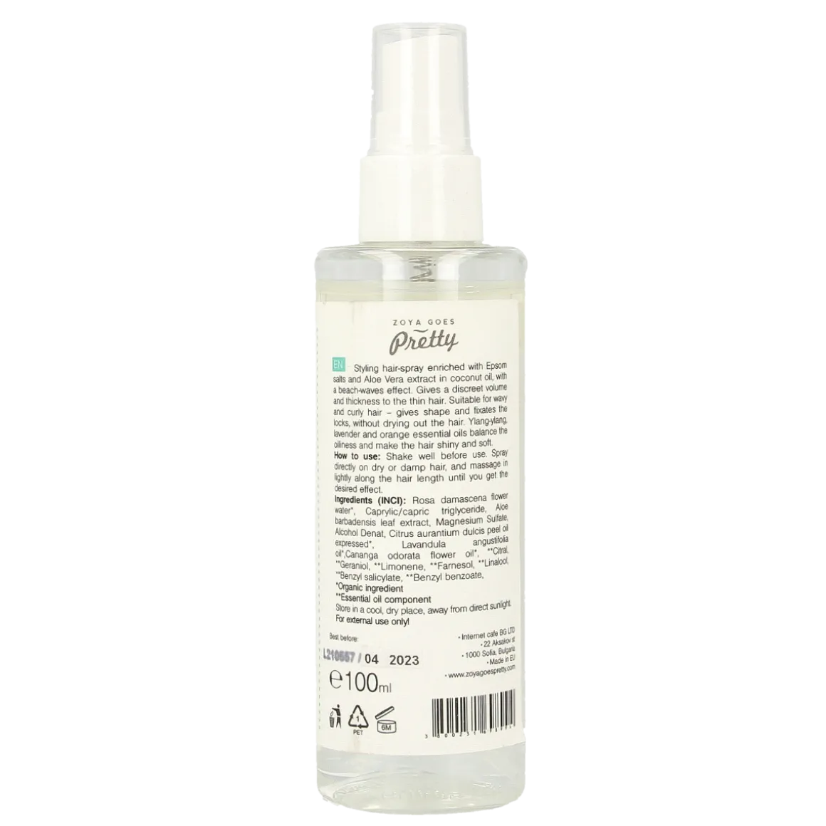 Zoya Goes Pretty Salty hair styling hair spray